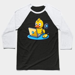 Rubber Duck Debugging Baseball T-Shirt